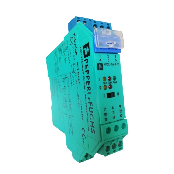 Pepperl+fuchs 184258 kfd2-sl2-ex2 insulated barrier 2 channels 24vdc atex